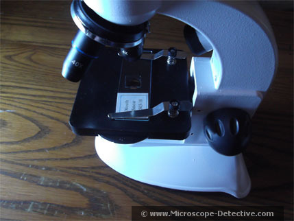 My First Lab microscope in compound mode www.microscope-detective.com/my-first-lab-microscope.html