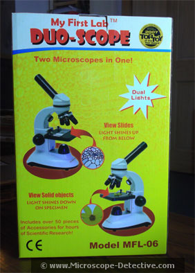 The My First Lab Duo-Scope Microscope www.microscope-detective.com/my-first-lab-microscope.html