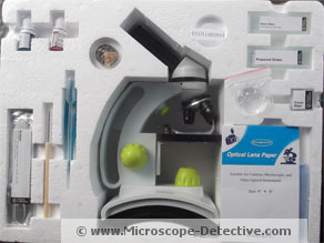 Inside of the TK2 Microscope for kids www.microscope-detective.com/microscope-for-kids.html