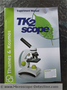 Manual of the TK2 microscope for kids www.microscope-detective.com/microscope-for-kids.html